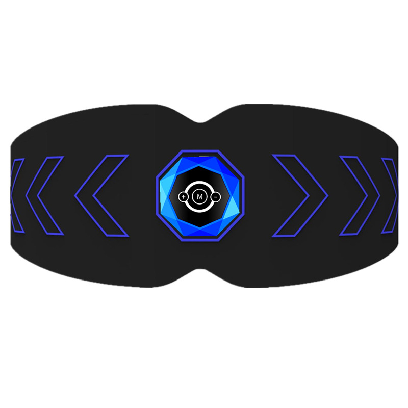 Electroestimulador abdominal inteligente, parches musculares de entrenamiento de abdomen y fitness