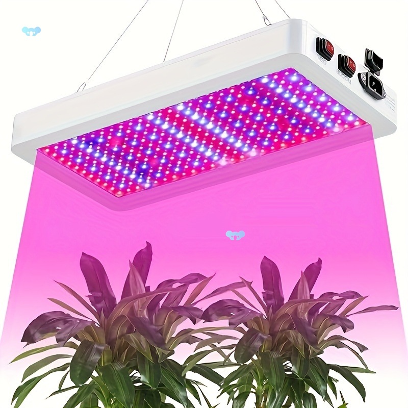 1000W Full Spectrum LED Grow Light with Veg & Bloom|ru