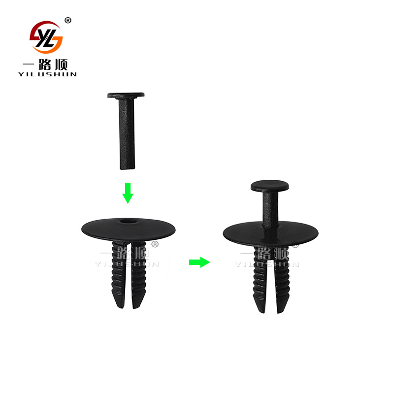 Aplicable al localizador decorativo de parachoques OE5118174185B31 de la hebilla del empuje de Mercedes-Benz BMW 357 Series