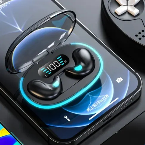 Expansión transfronteriza X55 auriculares Bluetooth TWS auriculares Bluetooth inalámbricos ultra delgados auriculares de sueño convenientes auriculares de reducción de ruido