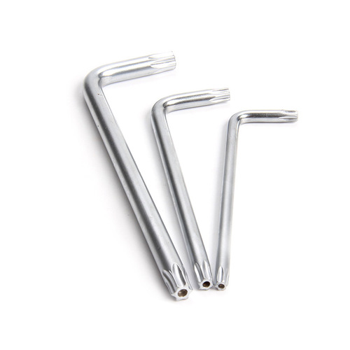 5YA1 universal L-shaped plum blossom anti-theft wrench chromium vanadium alloy steel anti-theft screw special tool wrench m-shaped