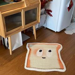 Ins creative cartoon vanity desk for girls wardrobe room lovely bed side mat balcony mat floor mat simple floor mat