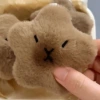 Пищит, капибара, коричневый, с цепочкой
