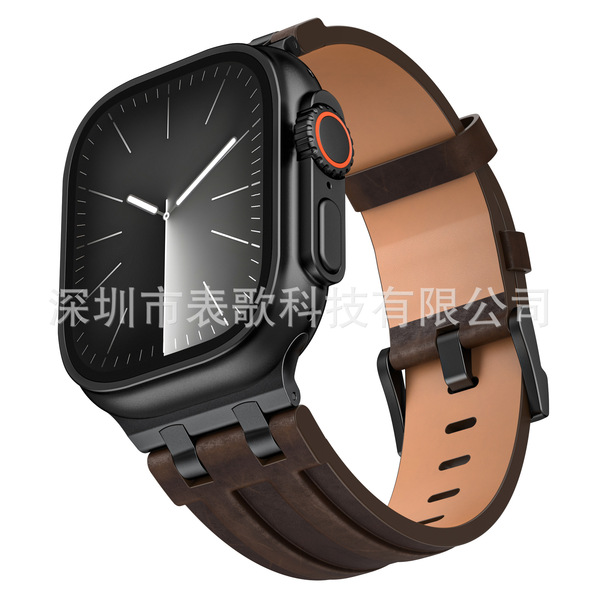Apple S11 watch strap Crazy Horse belt suitable for Apple iwatch10…
