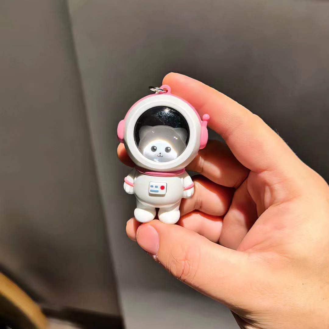 Astronaut Keychain in Action