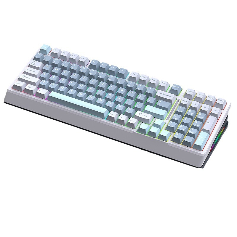 スポット卸売りクロスボーダー黒吉蛇yg 98機械キーボードセットRGBシングルモード有線DIYカスタマイズホットプラグ|undefined