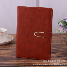 批发A5搭扣笔记本 制定商务记事本财务记账本可印制广告logo内芯