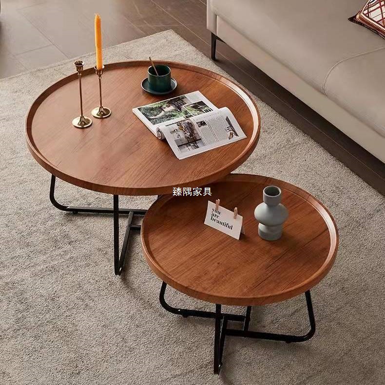 Mesa de té multifuncional al por mayor transfronteriza, mesa de té moderna y simple, sala de estar doméstica, mesa de té redonda combinada, mesa de té
