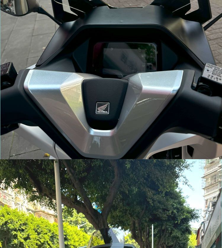 Suitable for 25 Honda Pcx160 Windshield Special Modification Accessories, Front and Rear View Mirrors, Front and Rear Balance Bars