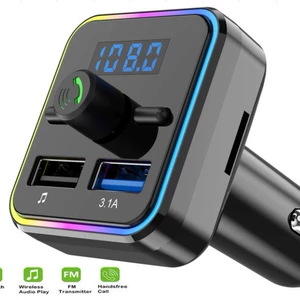 Avtomobil Bluetooth MP3 pleyer FM ötürücü avtomobil telefon musiqisi USB disk
