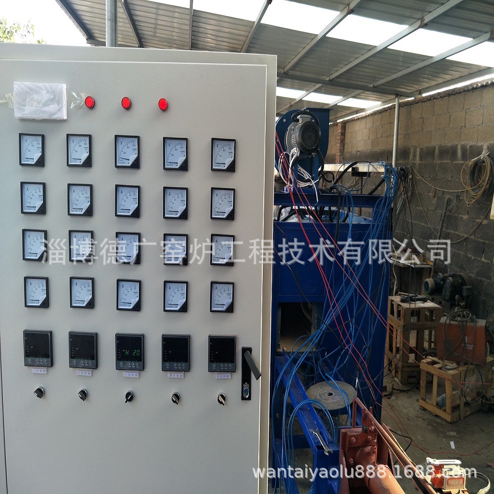 各规格电热推板窑 淄博德广厂家现场生产图片 直供氢还原气氛