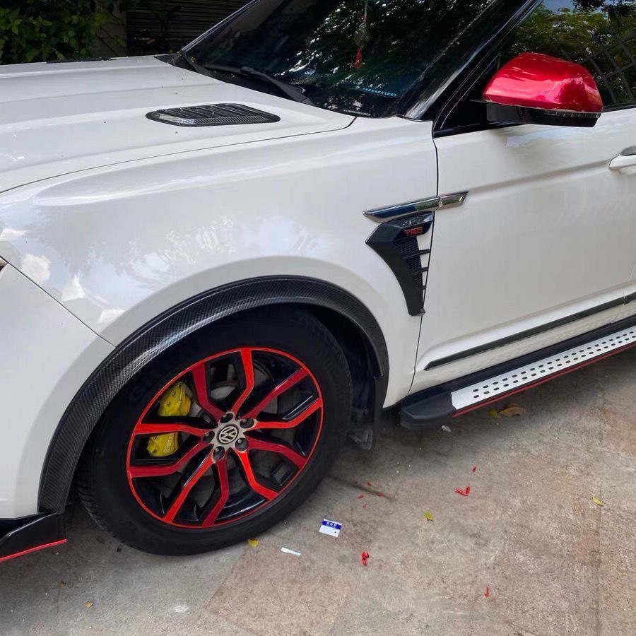 Car Simulation Shark Gill Fender Wing Modification Car Sticker Shark Fin Decorative Sticker Sealing Sticker Dropshipping