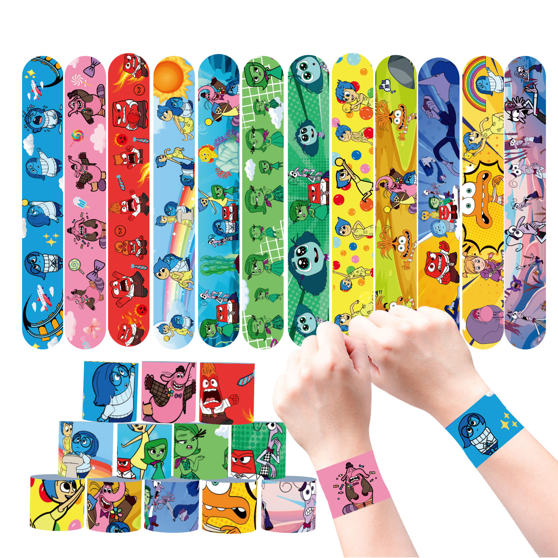 Amazon cross-border dibujos animados de estilo múltiple collar para niños fiesta juguetes lindos palpitantes para usar mano decorativa