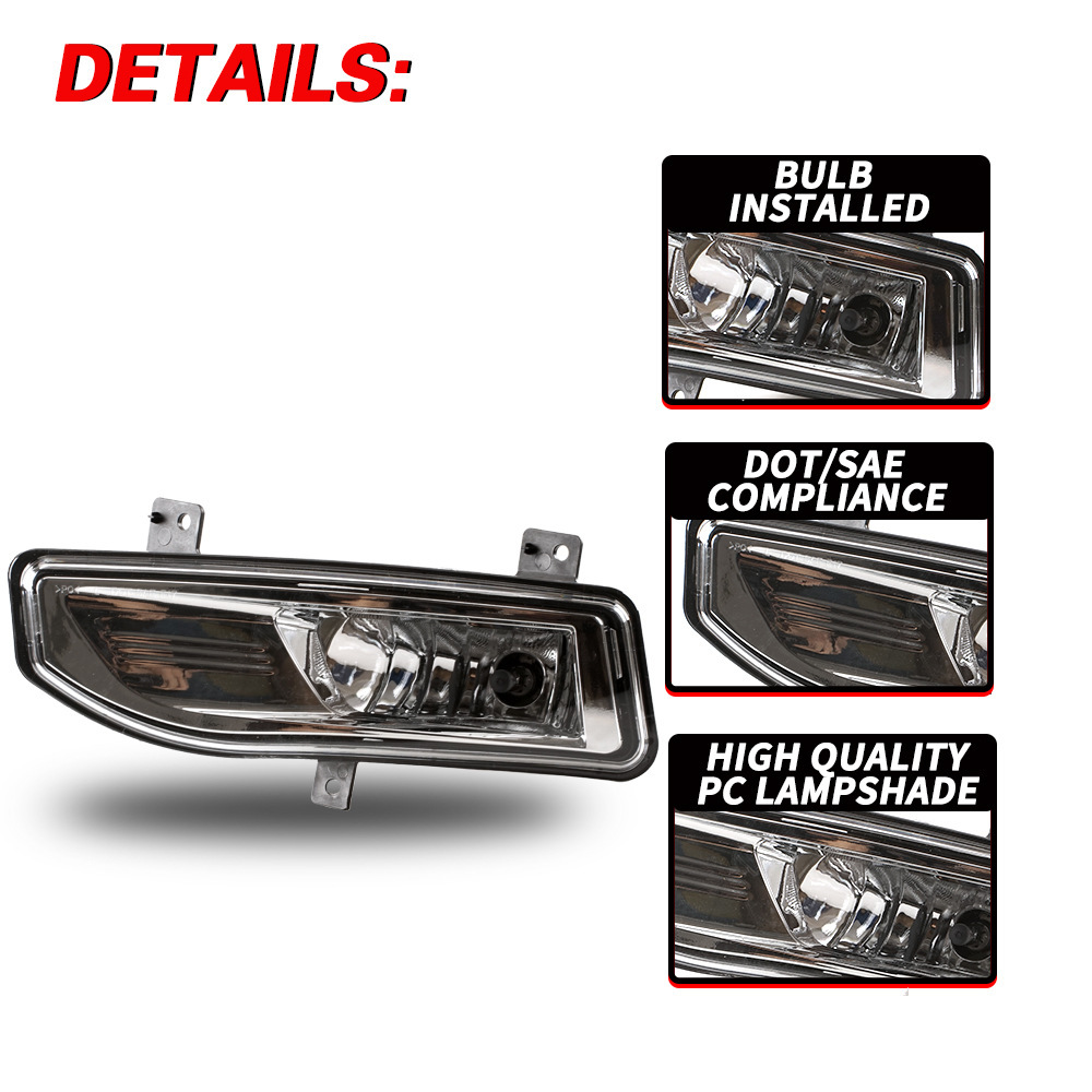 Aplicable a Nissan 17 / 18 / 19 / 20 años de estilo / Kicks conjunto de lámpara de niebla delantera luz de conducción diurna luz de barra frontal
