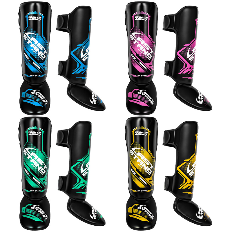 Sandra Leggings with Instep for Kidsren, Adults, Men and Women, Professional Fighting and Fighting Shin Guards, Boxing and Muay Thai Training Calf Guards