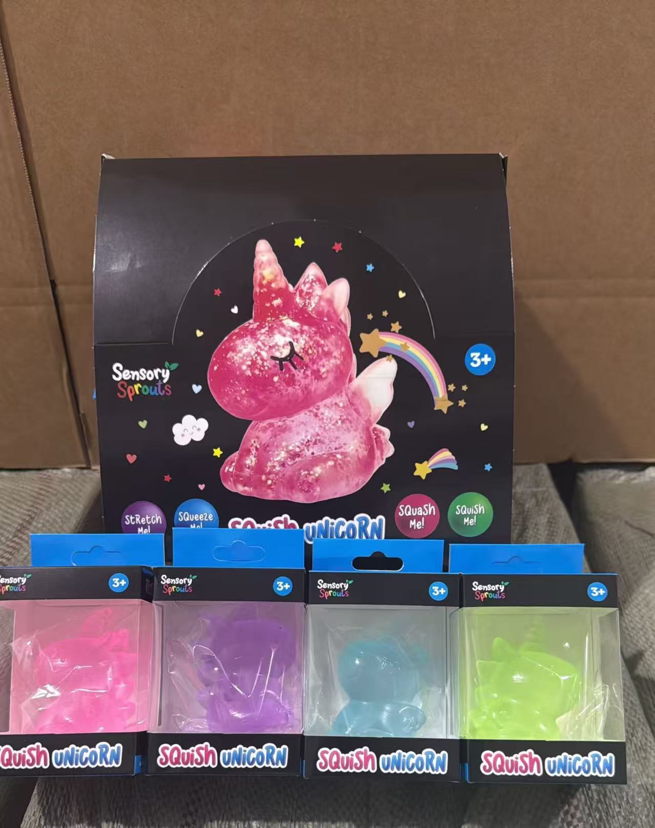 Juguetes de descompresión de música de amasado explosivo transfronterizo maltosa TPR rebote lento artefacto de descompresión, helado, cubitos de agua amasados image 42