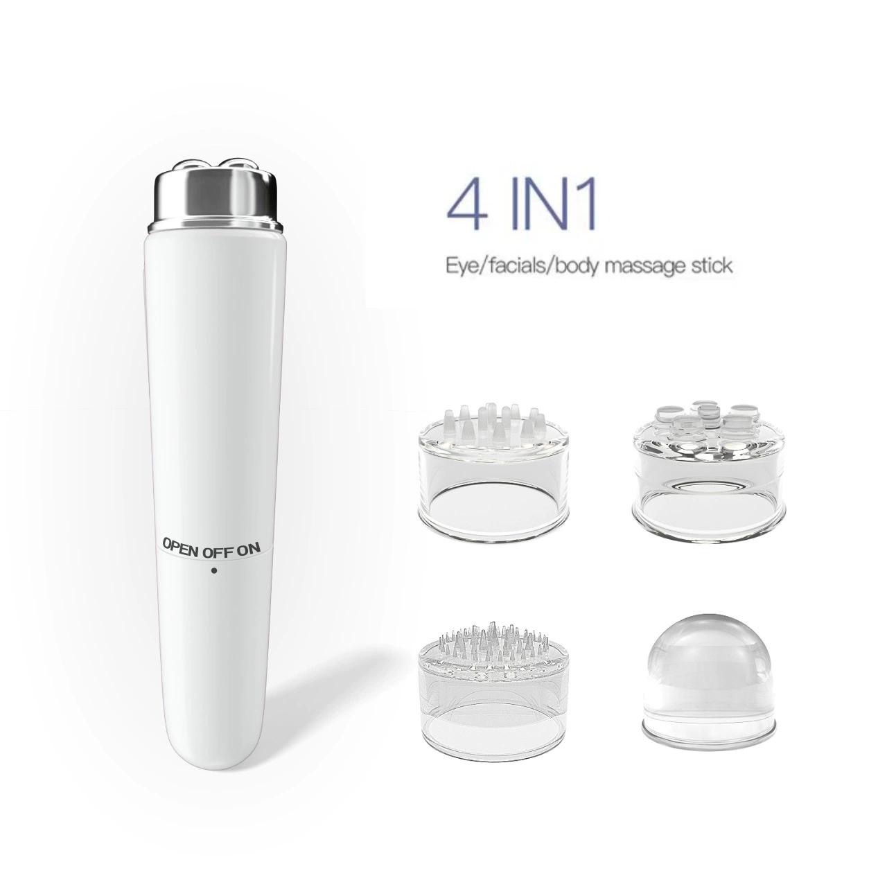 Handheld cosmetic massager (Neolithic), compact portable, 12.5×3×8 cm, lightweight
