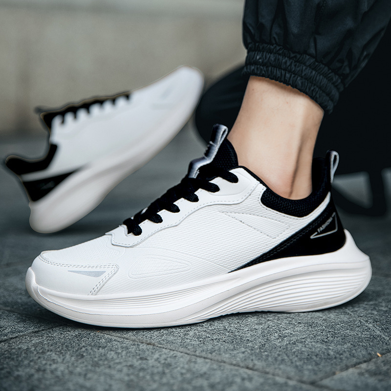 High-Quality Sports Shoes for Men 2025 Spring and Autum New Professional Cushioning Running Shoes Breathable Non-Slip Black Running Shoes