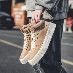 2965 Boots Men's Autumn and Winter Trendyy Casual Genuine Leather High-Top Men's Shoes Frosted Workwear Sneakers Trendyy Brand Low-Top Martin Shoes