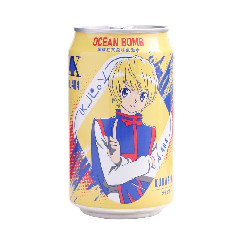 台湾 OEAN BOMB 白ぶどう風味の炭酸水 ちいかわ共同飲料 ちいかわうさち|undefined