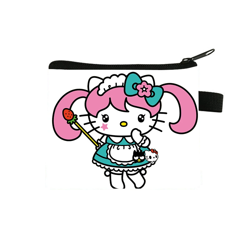 Привет Китти, Hello Kitty, кошелек, маленькая сумка, держатель для карточек с молнией для мужчин и женщин