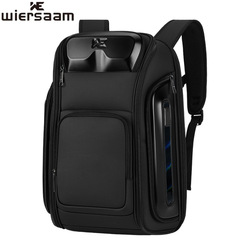 新款高档商务背包男款防水双肩包大容量出差多功能简约大气电脑包
