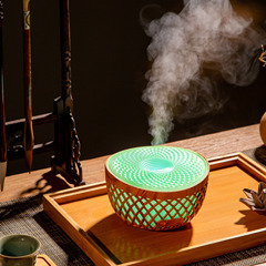 新しい家庭用精油加湿器カラフルな雰囲気ランプアロマ超音波オフィスデスクトップアロマサポートLOG