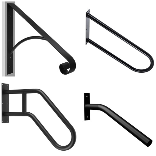 Staircase handrail, bathroom & toilet handrail, industrial-style vintage design, non-slip handrail for seniors, escalator guardrail, corridor railing with handrail