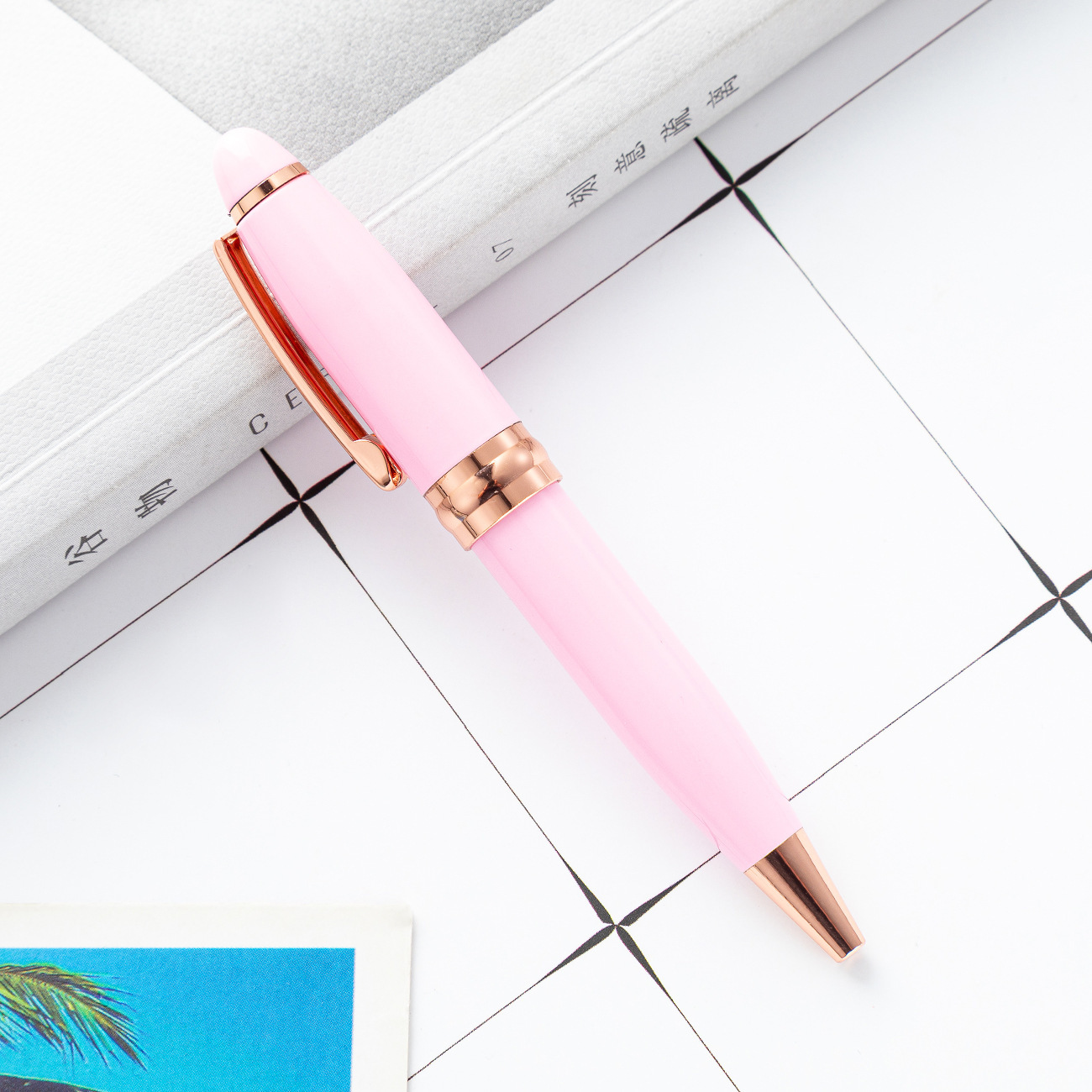 Color macaron bolígrafo punta giratoria corto bolígrafo portátil de bolsillo de oficina bolígrafo de estudiantes al por mayor