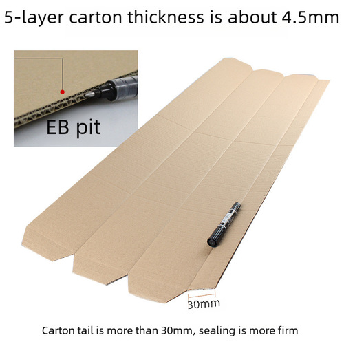 Triangle cardboard express packing shipping umbrella windshield fishing rod long strip cardboard wholesale custom