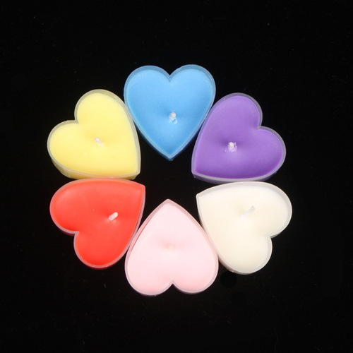 创意网红表白求婚心形蜡烛ins9个装爱心摆字摆图告白布置蜡烛批发