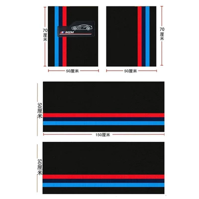Universal Foot Pad, Car Interior Floor Mat Universal - 7-seats-and-three-rows-remark-color