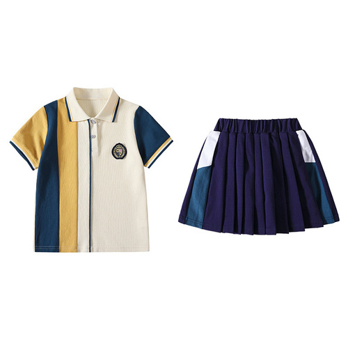 Graduation photo class uniform school uniform set primary school sports meet British-style college children kindergarten dress performance costume