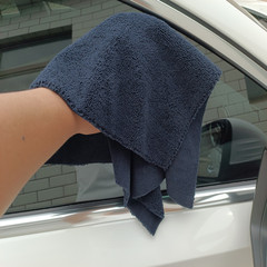 Cross-border warp knitted high and low wool car wash towels, car cleaning cloths that absorb water and are not prone to lint, waxing and crystal plating rags wholesale