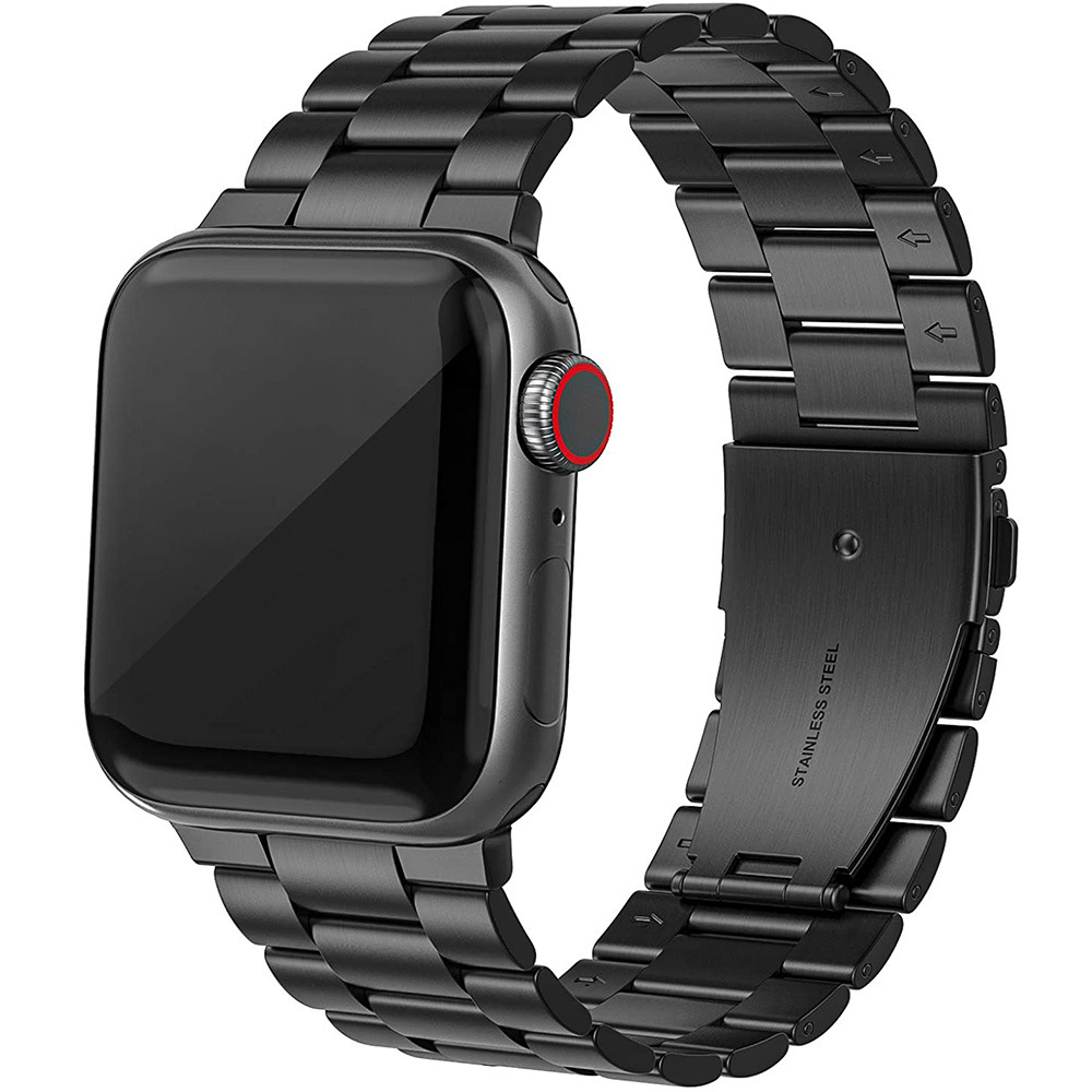 Aplicable a Apple Ultra 10 / 9 / 8 / 7 / 6 / 5 / 4 generación integral correa de acero inoxidable Apple cadena metálica