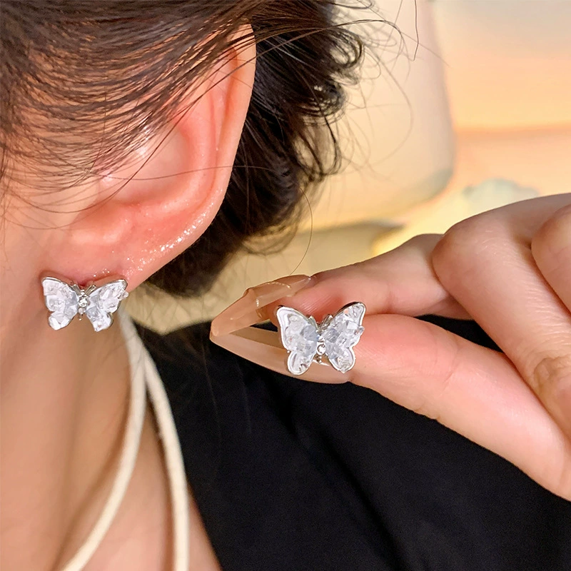 Серьги из серебра 925 с жемчужным бантиком, микровклейка цирконием, стиль 2026