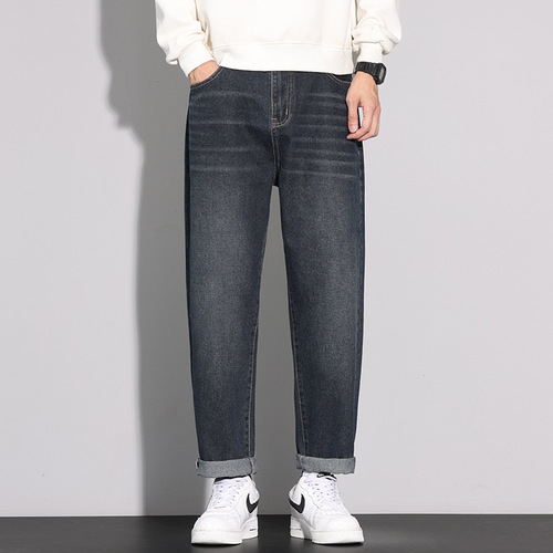 Retro Harlan Men's Autumn/Winter New Arrival American Streetwear Brand Loose Straight Leg Autumn/Winter Tapered Pants for Men