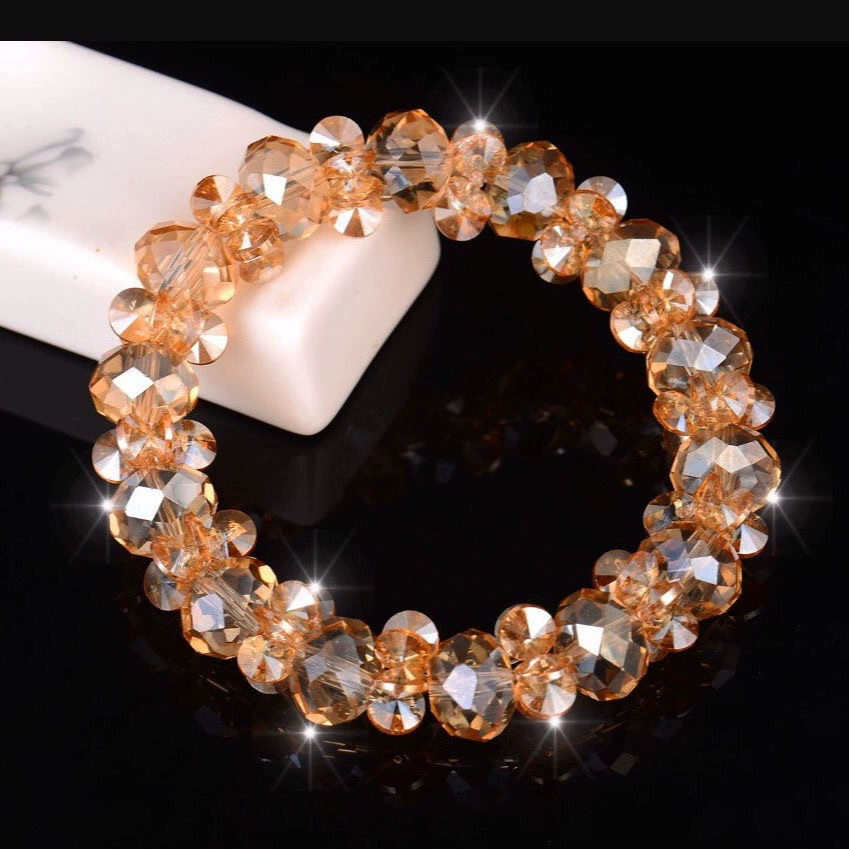 Изящный модный Crystal браслет с jade, европейский стиль