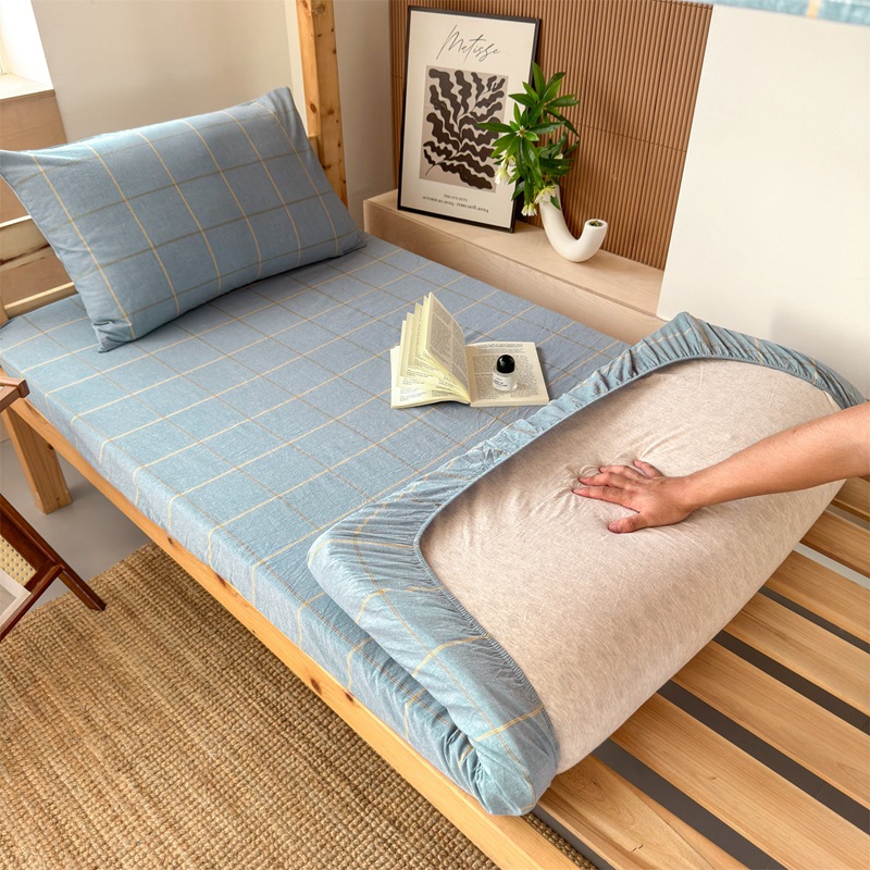 Cubierta de cama de algodón para dormitorio de estudiantes durante la temporada escolar Cubierta de cama de algodón 90x190 Cubierta protectora de colchón individual para dormitorio