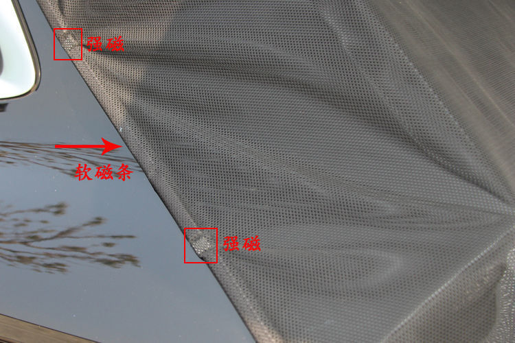 Car Tailgate Sunshade Anti-Mosquito Ventilation Heat-Reducing Tailgate Mosquito Net Car Trunk Magnetic Mesh Screen Window