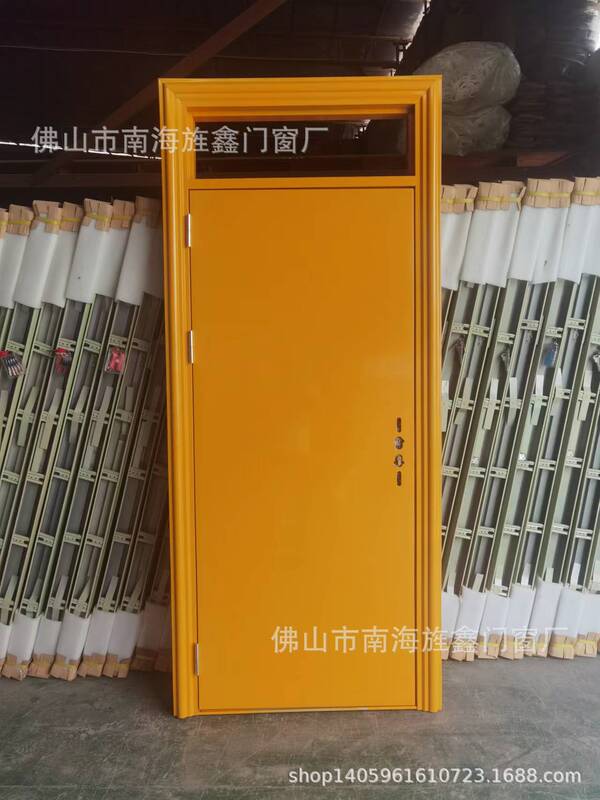 Foshan Jingxin Door Factory School Classroom Door with Window Ordinary Composite Door Steel Paint Door Dormitory Iron Door