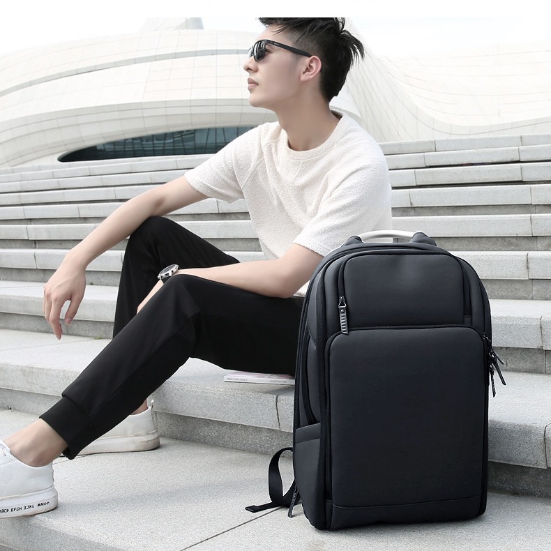 (Cross-border trading), men's capacious handheld backpack, laptop, waterproof travel bag, worn on the shoulder, simple and elegant design, business version 2