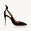 Black, suede