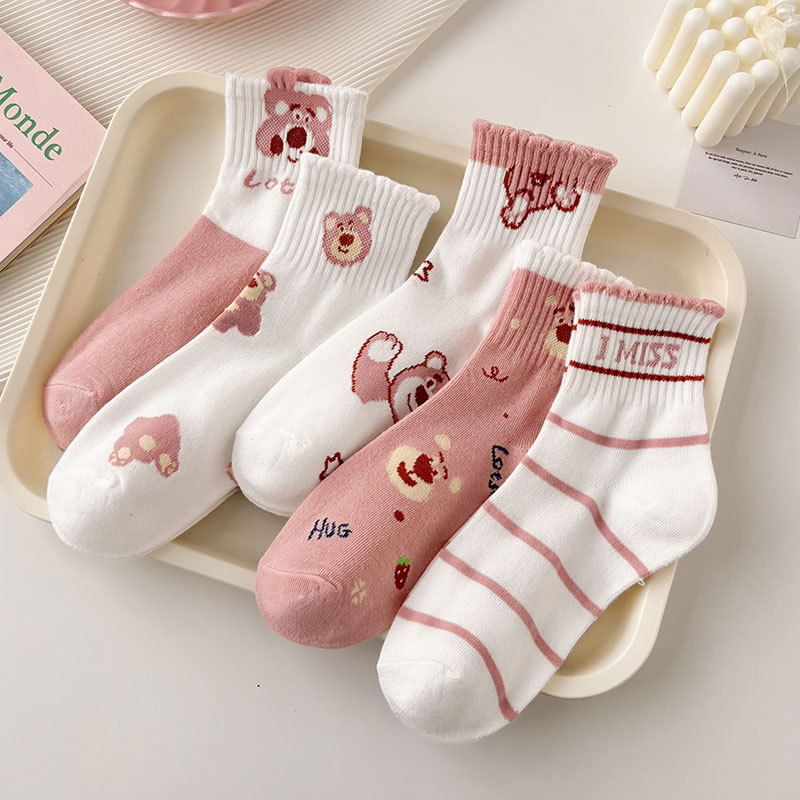 Free delivery of a hair socks for women in socks autumn and winter Instagram fashion day cute personality all-in-one stockings