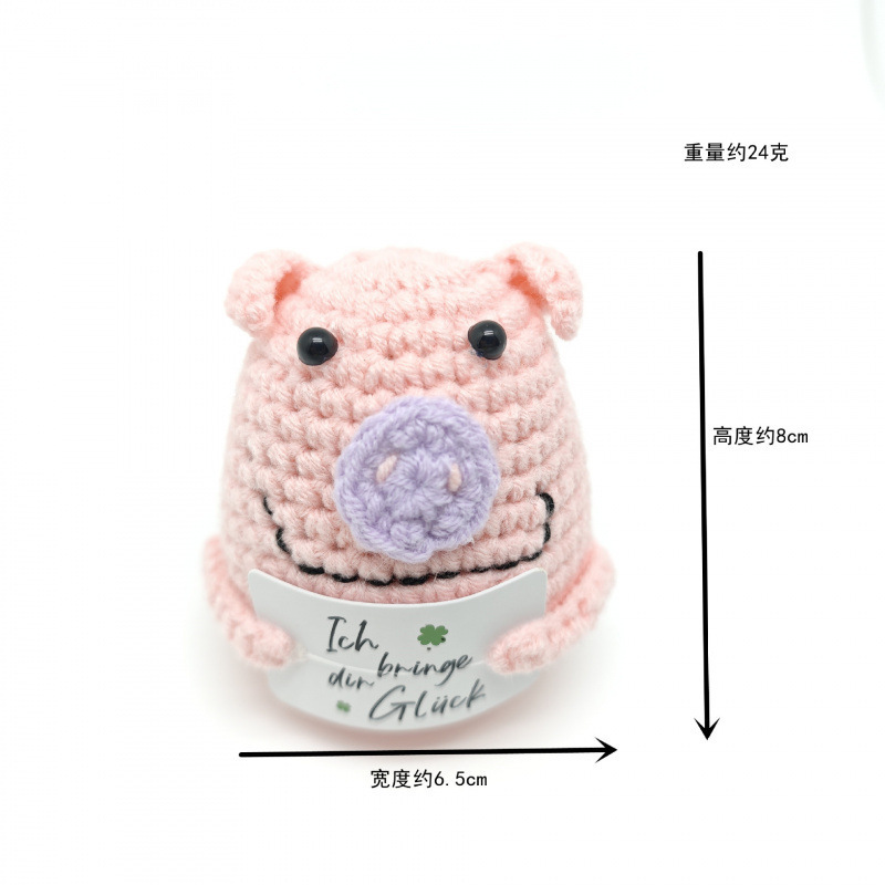国境を越えた人気の野菜、果物、動物、ポジティブなエネルギー、手作りの毛糸編み物、装飾品、人形、カードセット|undefined