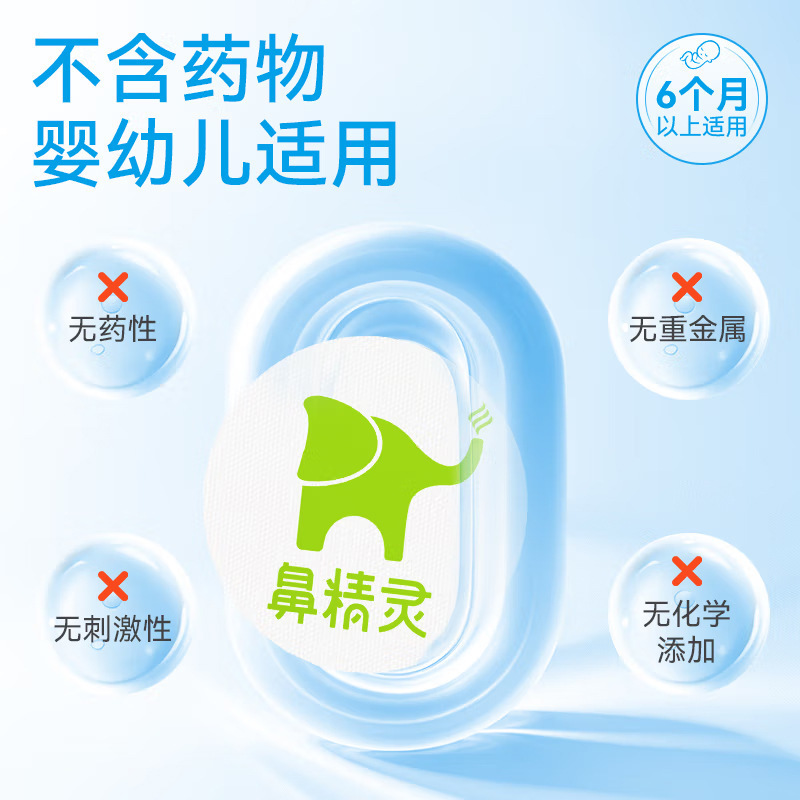 BGO鼻精灵精油贴通鼻贴新西兰卢卡精油植物儿童成人鼻舒8贴/盒|undefined
