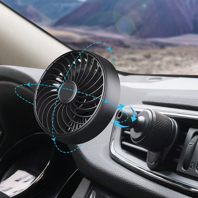 Cross-Border New Model Summer Digər kiçik elektrik cihazlar - single-head-usb-car-vent-fan-model-1980