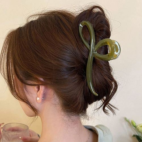 2024 New Simple Temperament Clip Women's Summer Shark Clip High-end Hair Clip Versatile Hair Accessories for the Back of the Head