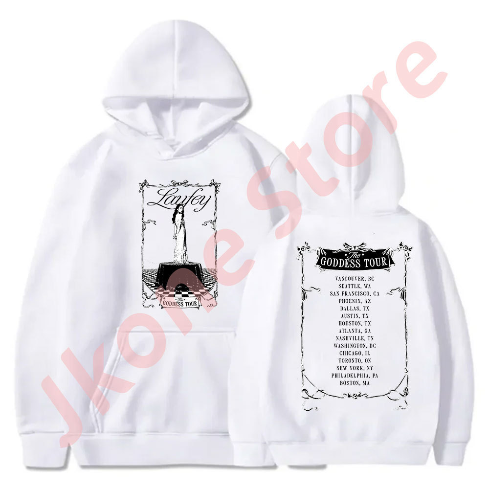 Laufey The Goddess Tour Hoodies New Logo Merch Pullovers