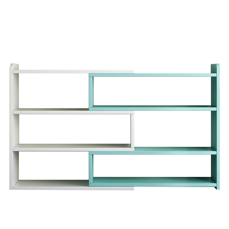 Estante de escritorio de almacenamiento multifuncional de estante de libro personalizado simple estante de exhibición de escritorio de escritorio de esquinas multicapa pequeño